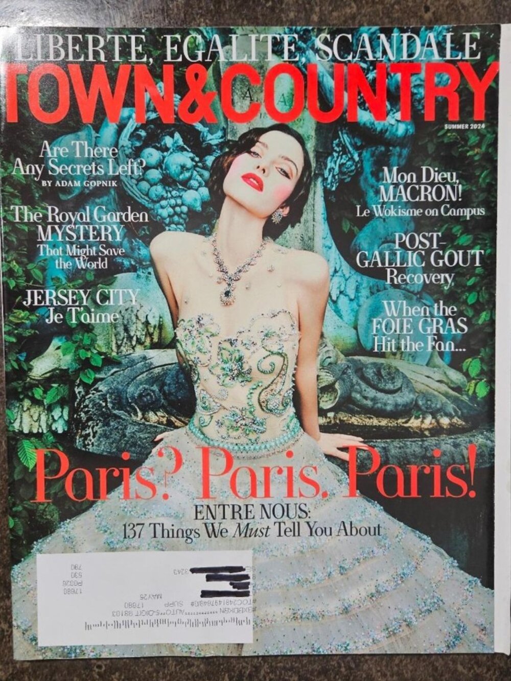 Town & and Country Magazine Summer 2024 CHLOE COUTAU Cover PARIS
